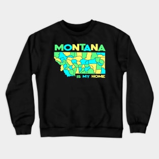 USA state: Montana Crewneck Sweatshirt